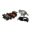 Elektromagnetisches steuerventil 80L 3-Fach 24V mit steurende Paneele mit drei Tasten