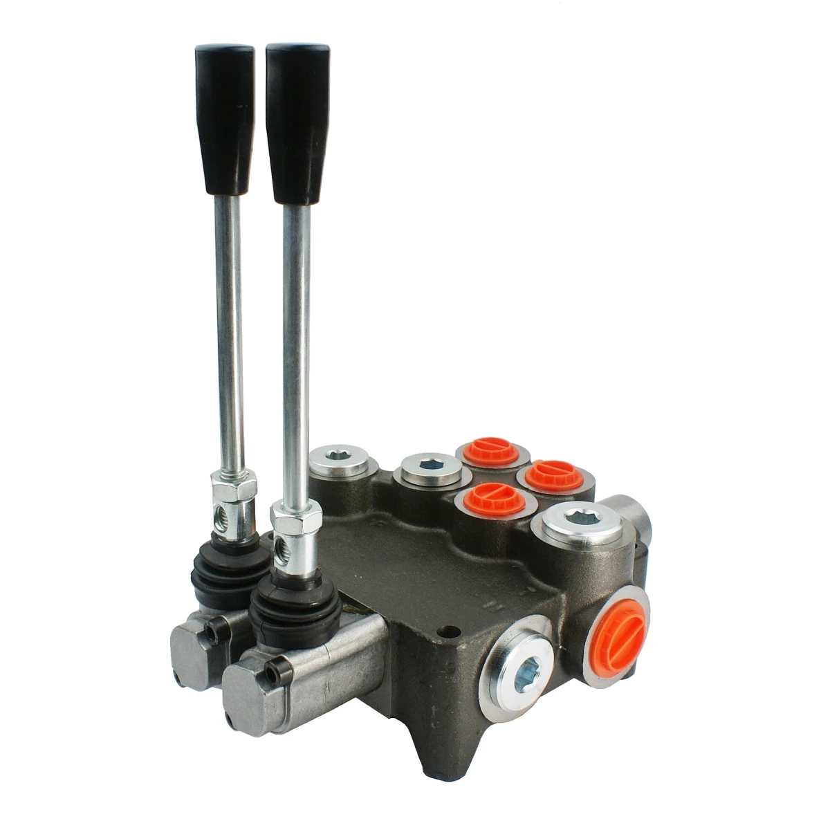 Handsteuerventil 80L 2-fach 1x einfachwirkend 1x doppeltwirkend