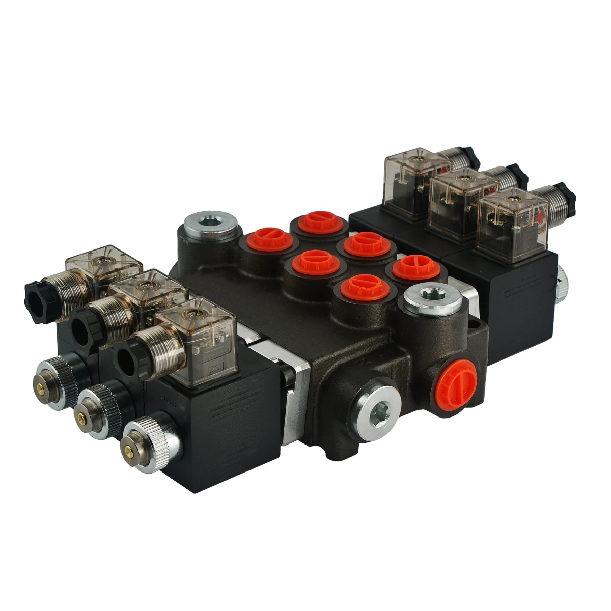 Elektromagnetisches steuerventil 40L 24Volt 3 Sektion doppeltwirkend