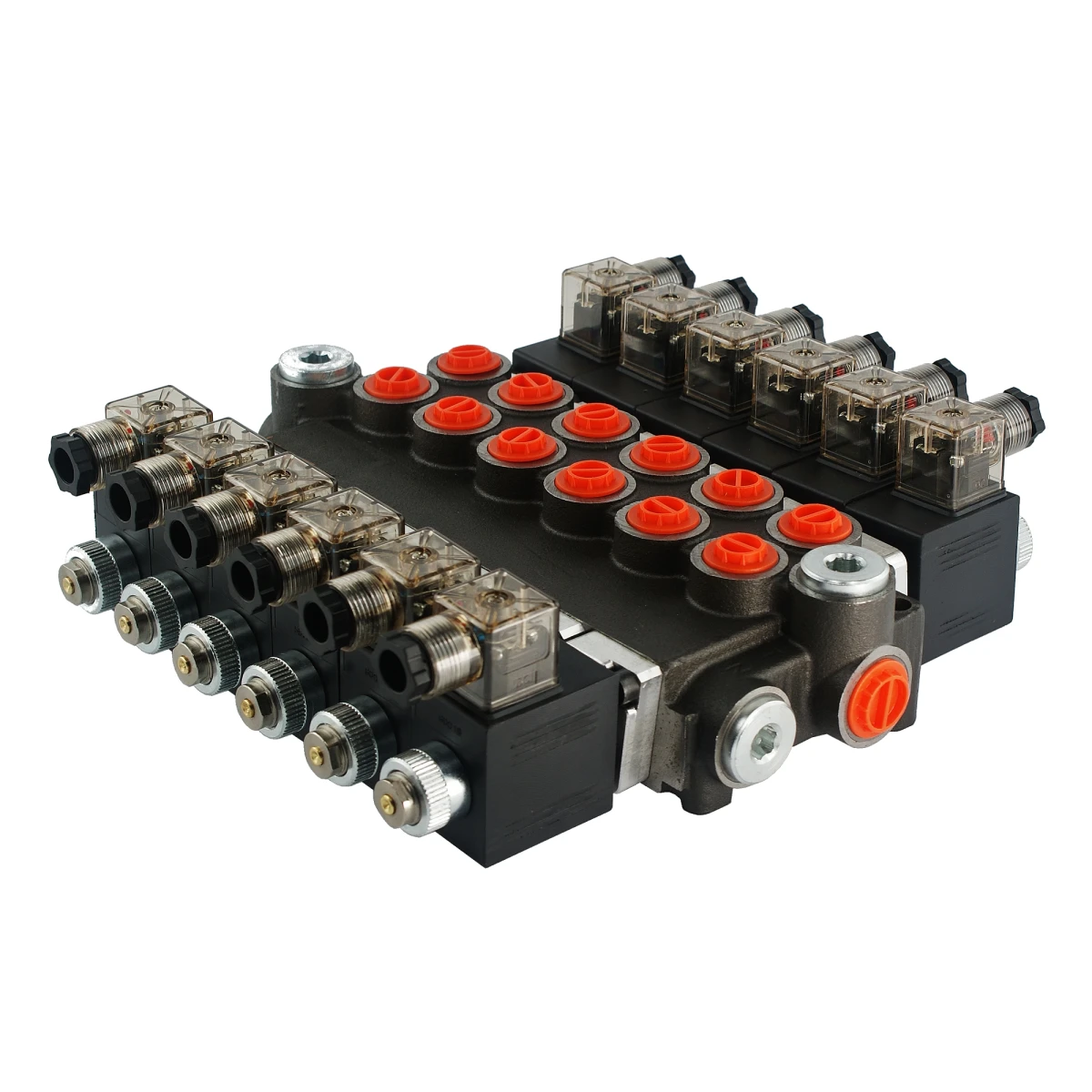 Elektromagnetisches steuerventil 40L 12Volt 6 Sektion doppeltwirkend