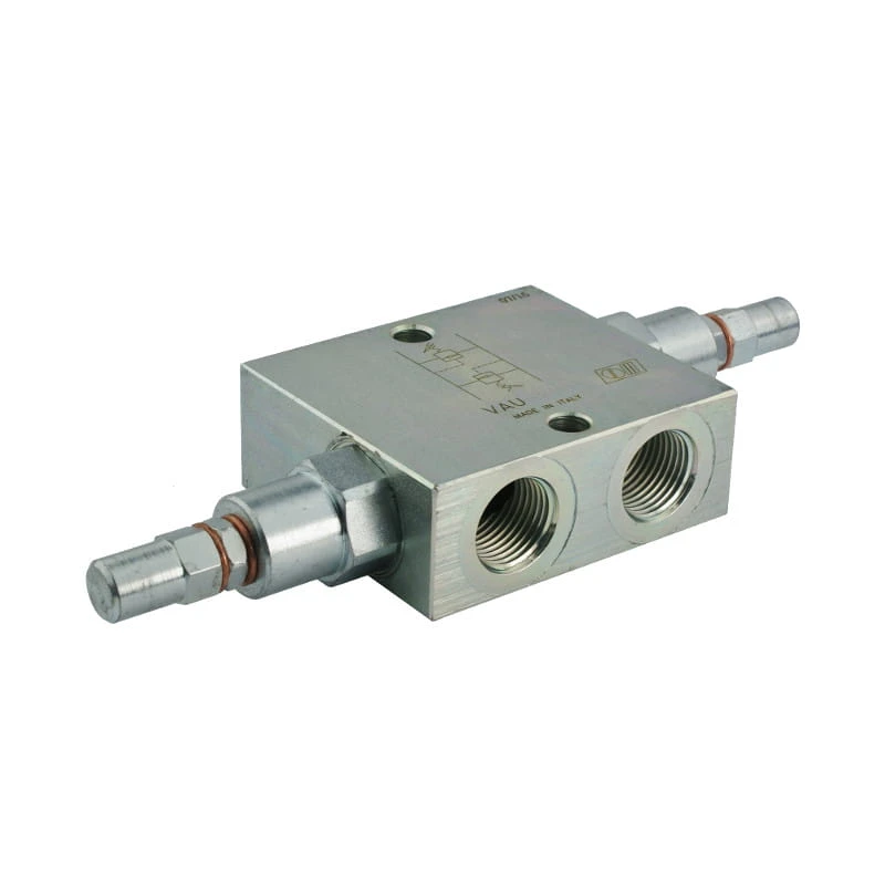 Hydraulik Schockventil doppeltwirkend VAU Innengewinde: 1/4" Durchfluß: 30L/min Betriebsdruck: 10-180bar