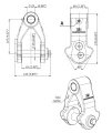 Pendelgelenk BRM1-60-01 ohne Bremse für Hydraulische rotator