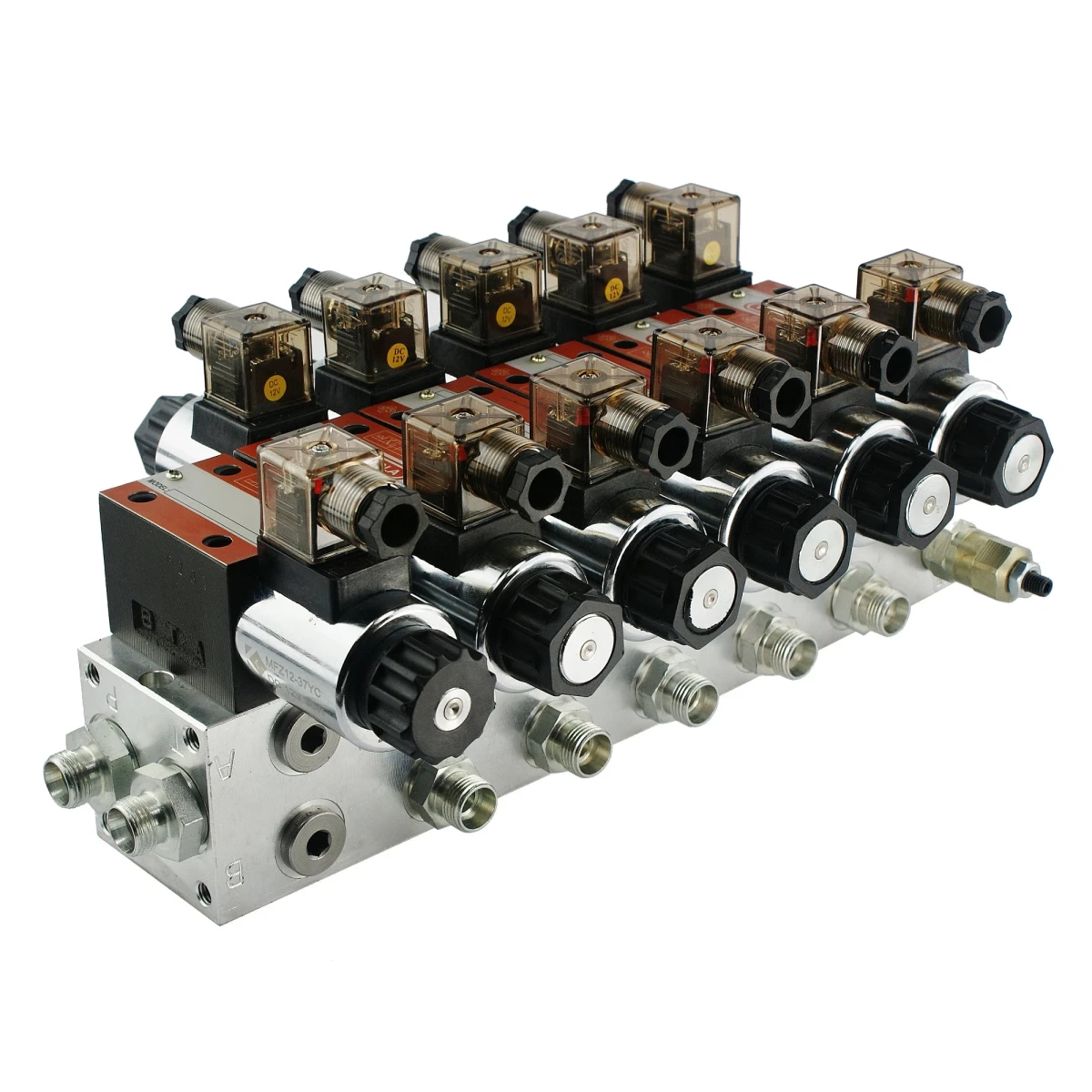 Steuerventil, Steuerblock 5-Fach CETOP 03 NG6 50l/min 12V