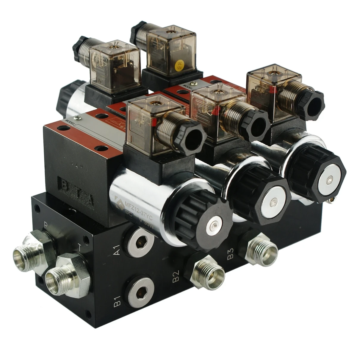 Steuerventil, Steuerblock 2-Fach CETOP 03 NG6 50l/min 24V