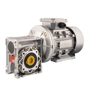 Elektromotor 3-Phasen mit Schneckengetriebe HMRV 63 1:60 IEC71 0,37kW 380V   