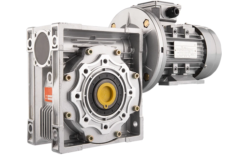 Elektromotor 3-Phasen mit Schneckengetriebe HMRV 90 1:80 IEC80 0,55kW 380V