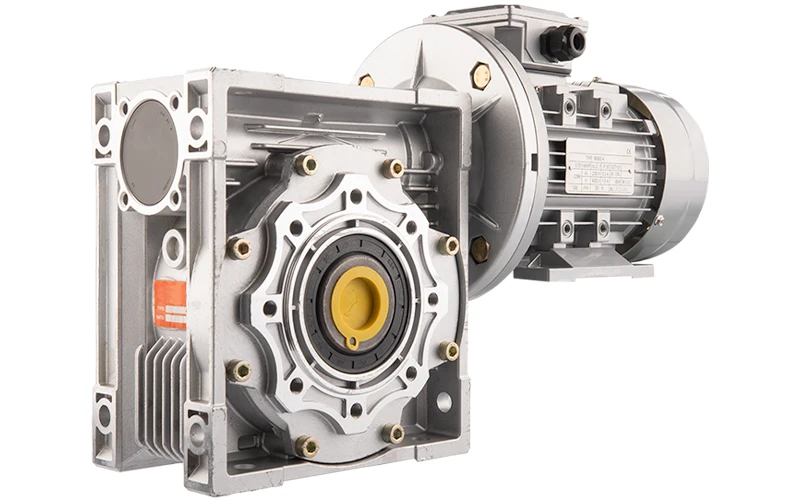 Elektromotor 3-Phasen mit Schneckengetriebe HMRV 90 1:80 IEC80 0,75kW 380V