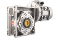 Elektromotor 3-Phasen mit Schneckengetriebe HMRV 90 1:80 IEC80 0,75kW 380V