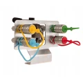 Durchflussverteiler, Hydraulisches Umschaltkugelhahn 6/2 Wege normalerweise geschlossene + 4xKupplungsdose + 2x Gerade Einschraubverschraubung