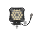 LED Arbeitsscheinwerfer 2800 LM 26W, Anzahl der LED-Dioden: 18. elektrischer Stecker im Set