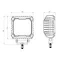 LED Arbeitsscheinwerfer 4400 LM 40W, Anzahl der LED-Dioden: 12