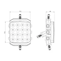 LED Arbeitsscheinwerfer 2565 LM 48W, Anzahl der LED-Dioden: 16, licht: zerstreut