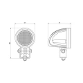 LED Arbeitsscheinwerfer 900 LM 24W, Anzahl der LED-Dioden: 1, licht: zerstreut