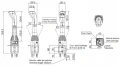 Mechanischer Heavy-Duty-Joystick mit 2 Knöpfen für 2 Bowdenzüge mit Gabelanschluss – Indemar