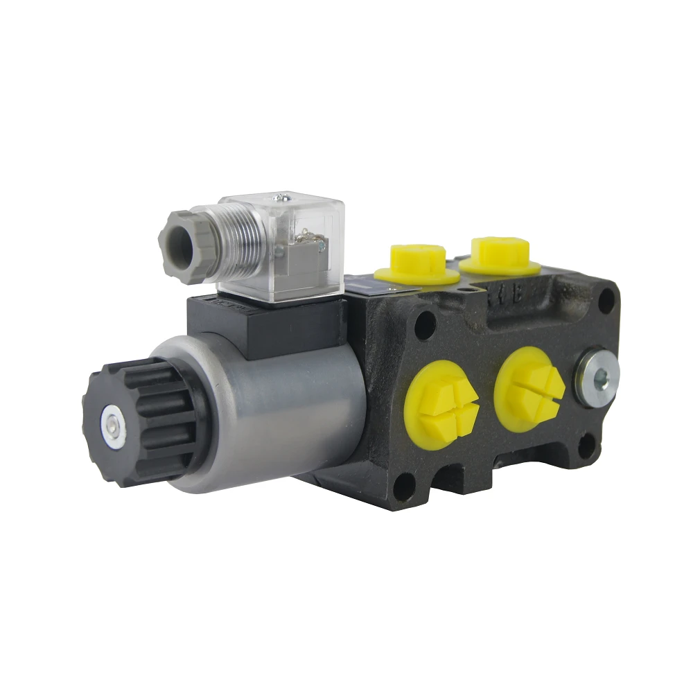 Magnetventil hydraulischer Teiler 6/2 50L/min, elektrisch gesteuert 12V