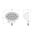 LED Arbeitsscheinwerfer 2316 LM 31W, Anzahl der LED-Dioden: 13, licht: zerstreut