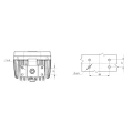 LED Arbeitsscheinwerfer 8000 LM 78W, Anzahl der LED-Dioden: 12, licht: zerstreut