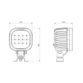 LED Arbeitsscheinwerfer 8000 LM 78W, Anzahl der LED-Dioden: 12, licht: zerstreut