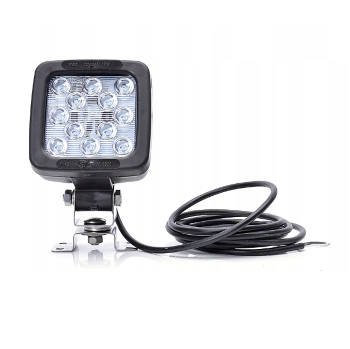 LED Arbeitsscheinwerfer mit Rückfahrlicht 2400 LM 17W, Anzahl der LED-Dioden: 12, licht: zerstreut