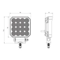 LED Arbeitsscheinwerfer 1711 LM 25W, Anzahl der LED-Dioden: 16, licht: zerstreut