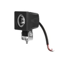 Zwei LED Arbeitsscheinwerfer 805 LM 4W, Anzahl der LED-Dioden: 1, licht: fokussiert. Im Set mit Kabelbaum