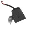 Zwei LED Arbeitsscheinwerfer 805 LM 4W, Anzahl der LED-Dioden: 1, licht: zerstreut. Im Set mit Kabelbaum