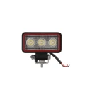 Zwei LED Arbeitsscheinwerfer 664 LM 7,1W, Anzahl der LED-Dioden: 3, licht: zerstreut. Im Set mit Kabelbaum
