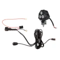 LED Arbeitsscheinwerfer 911 LM 9W, Anzahl der LED-Dioden: 3, licht: zerstreut. Im Set mit Kabelbaum