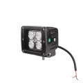 Zwei LED Arbeitsscheinwerfer 1000 LM 16W, Anzahl der LED-Dioden: 4, licht: zerstreut. Im Set mit Kabelbaum