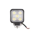 Zwei LED Arbeitsscheinwerfer 630 LM 12W, Anzahl der LED-Dioden: 5, licht: zerstreut. Im Set mit Kabelbaum
