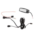 LED Arbeitsscheinwerfer 1680 LM 18W, Anzahl der LED-Dioden: 6, licht: fokussiert. Im Set mit Kabelbaum