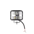 Zwei LED Arbeitsscheinwerfer 1608 LM 27W, Anzahl der LED-Dioden: 8, licht: zerstreut. Im Set mit Kabelbaum