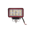 Zwei LED Arbeitsscheinwerfer 1826 LM 21W, Anzahl der LED-Dioden: 8, licht: zerstreut. Im Set mit Kabelbaum