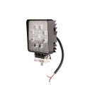 Zwei LED Arbeitsscheinwerfer 1430 LM 24W, Anzahl der LED-Dioden: 9, licht: fokussiert. Im Set mit Kabelbaum