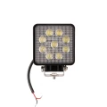 Zwei LED Arbeitsscheinwerfer 1430 LM 24W, Anzahl der LED-Dioden: 9, licht: zerstreut. Im Set mit Kabelbaum