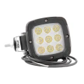 Zwei LED Arbeitsscheinwerfer 1800 LM 13,5W, Anzahl der LED-Dioden: 9, licht: zerstreut. Im Set mit Kabelbaum