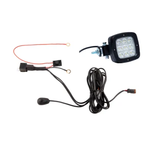 LED Arbeitsscheinwerfer 650 LM 34W, Anzahl der LED-Dioden: 9, licht: zerstreut. Im Set mit Kabelbaum      