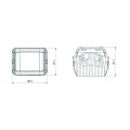 Zwei LED Arbeitsscheinwerfer 1380LM 22,5W, Anzahl der LED-Dioden: 9, licht: zerstreut. Im Set mit Kabelbaum