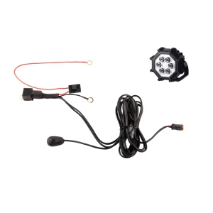 LED Arbeitsscheinwerfer 3000 LM 40W, Anzahl der LED-Dioden: 6, licht: fokussiert. Im Set mit Kabelbaum       