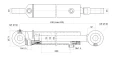 Hydraulikzylinder doppeltwirkend CJ2F-50/25/200 mit Gelenkaugen 30mm