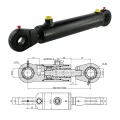 Hydraulikzylinder doppeltwirkend CJ2F-50/28/250 mit Gelenkaugen 25 mm