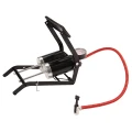 Fußpumpe Fußluftpumpe Auto mit Manometer 7 Bar Doppelzylinder