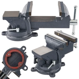 Schraubstock Drehbar 125 mm Werkbankschraubstock Tischschraubstock