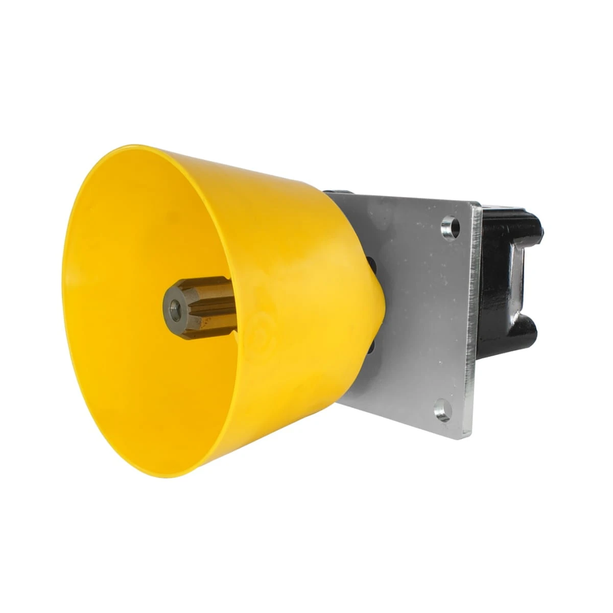Hydraulikmotor Orbitmotoren Typ SMS Schluckvolumen 125 cm3/Umdr Max. Drehzahl 600 U/min Zapfwelle + Halteplatte und Wellenschutz