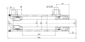 Hydraulikzylinder doppeltwirkend CJ2F-63/36/400, Universell ohne Befestigung