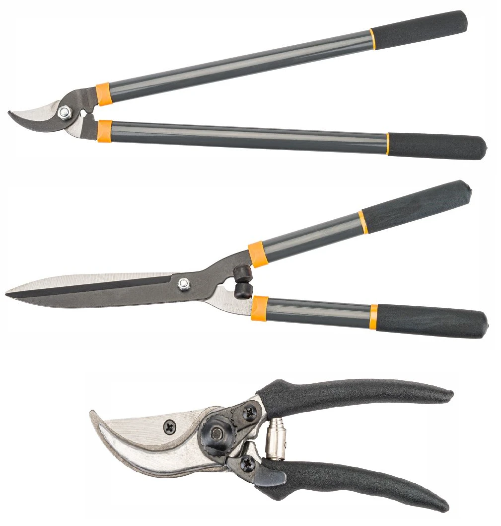Gartenscheren-Set Astschere Heckenschere Rosenschere Strauchschere