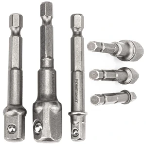Stecknuss-Adapter-Set 3-teilig | Für Steckschlüssel, Bohrmaschinen & Akkuschrauber