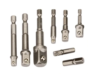 Stecknuss-Adapter-Set 8-teilig | Für Steckschlüssel, Bohrmaschinen & Akkuschrauber