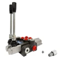 Handsteuerventil 40L 2-fach 1xdoppeltwirkend 1x doppeltwirkend mit Schwimmstellung - HT24