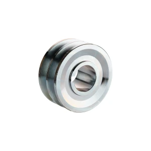 Doppelte Keilriemenscheibe (2-rillig) für 2 Keilriemen 2x17 - Ø 100 mm / Bohrung 38 mm, Passfedernut 10 mm